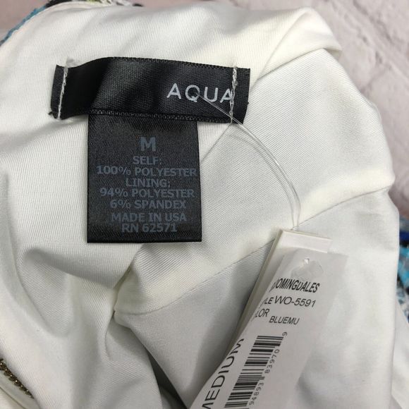 NWT Aqua Bloomingdales Women Junior Sleeveless Mini Dress Size Medium B206 -24 - Picture 5 of 14